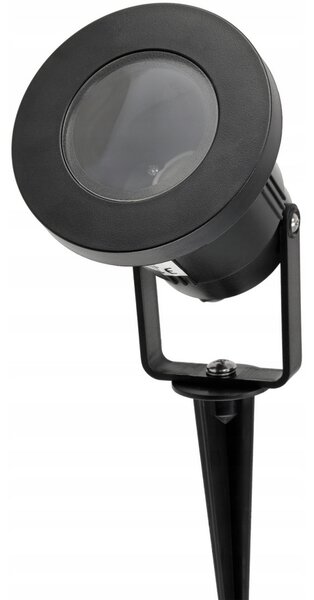 BERGE LED zahradní lampa - vestavěný reflektor GU10 - IP65 - černá