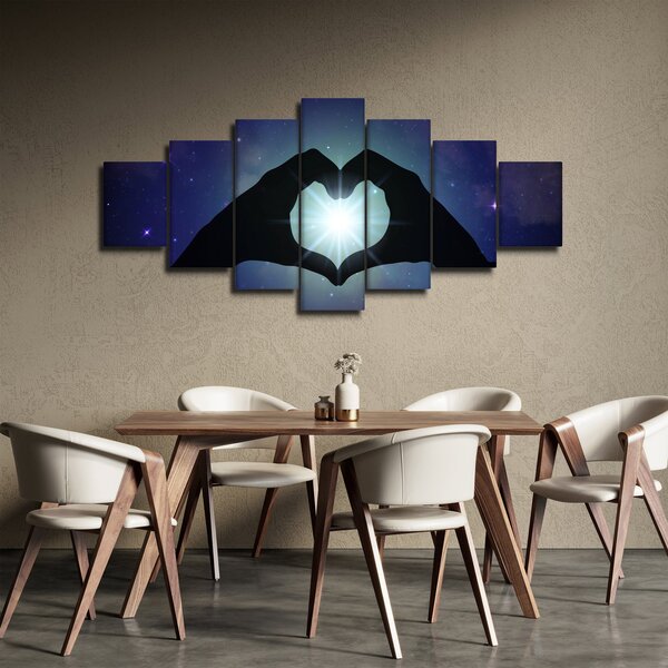 Obraz - Symbolická láska (210x100 cm)