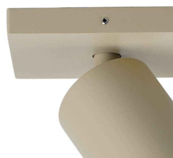 Stropní Lampa ANTIDARK, SpotOn1, stmívatelné, Béžová, Obývací pokoj, Kov, Moderní