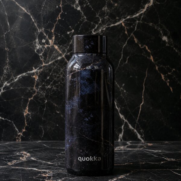 Nerezová termoláhev Solid, 510ml, Quokka, black marble