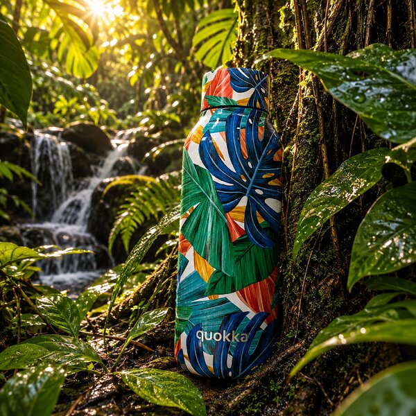 Nerezová termoláhev Solid, 510ml, Quokka, color jungle