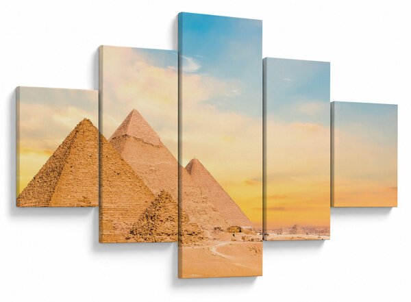 Obraz egyptských pyramid (125x70 cm)