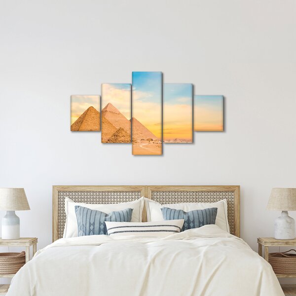 Obraz egyptských pyramid (125x70 cm)