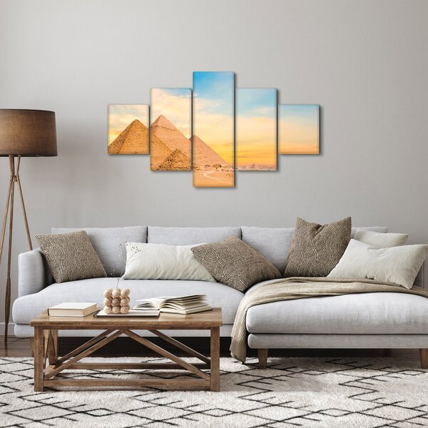 Obraz egyptských pyramid (125x70 cm)