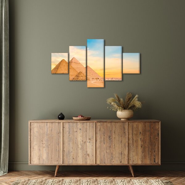 Obraz egyptských pyramid (125x70 cm)