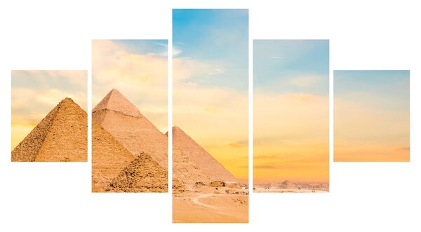 Obraz egyptských pyramid (125x70 cm)