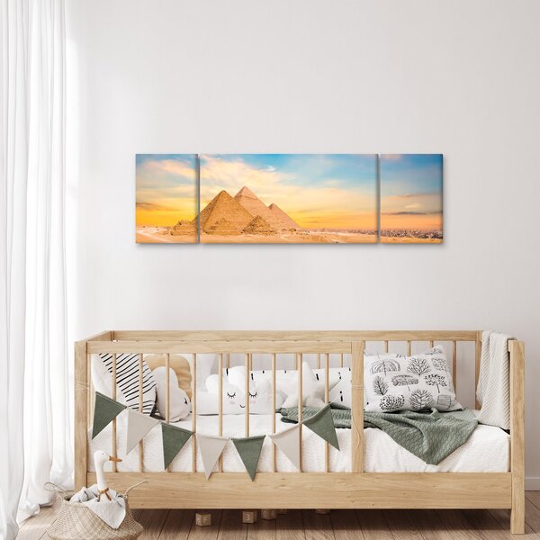 Obraz egyptských pyramid (170x50 cm)