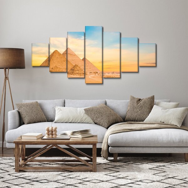Obraz egyptských pyramid (210x100 cm)