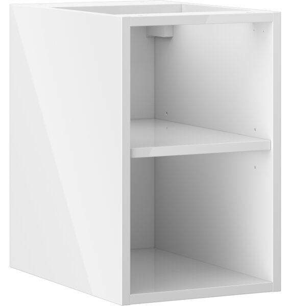 Mexen Box-A, otevřená skříňka s policí 30 cm, lesklá bílá, 91AX2-0300-470-0-00