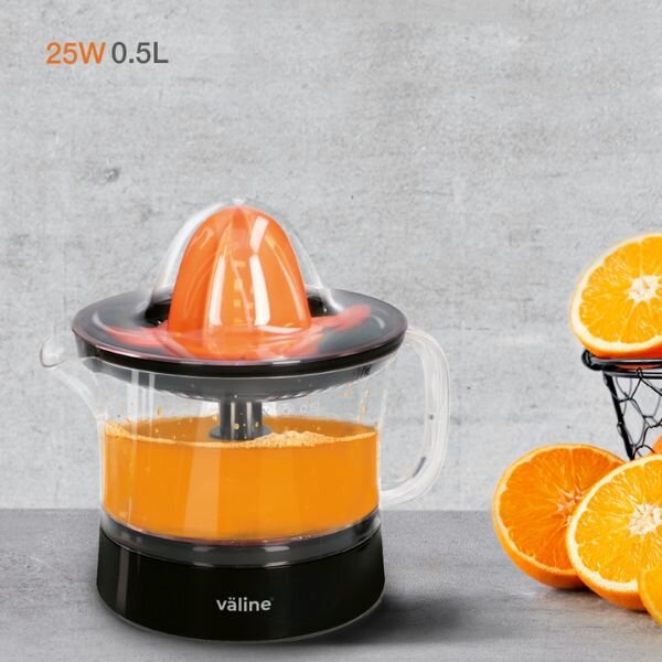 Elektrický odšťavňovač Väline Esira 25W, 0,5l, na citrusy, 3 roky záruka
