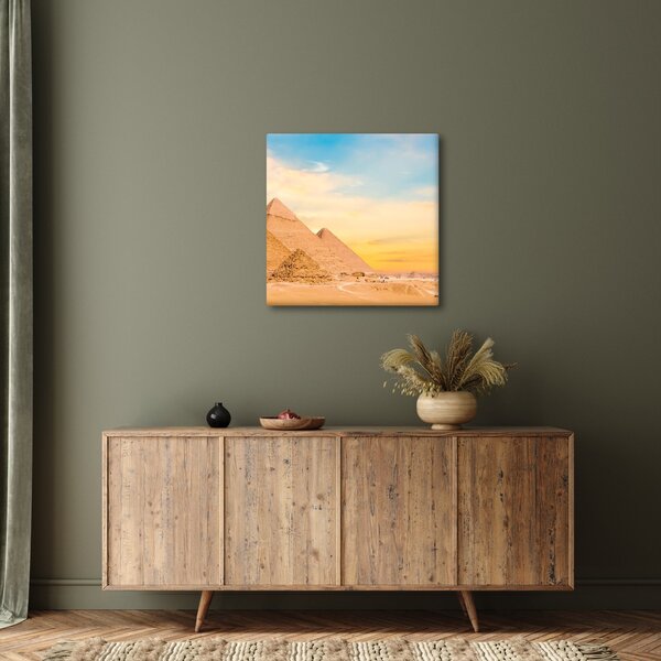 Obraz egyptských pyramid (30x30 cm)