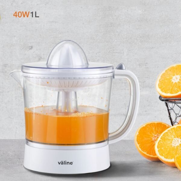 Elektrický odšťavňovač Väline Bekily 40W, 1 l, na citrusy, bílý, 3 roky záruka