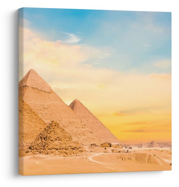 Obraz egyptských pyramid (30x30 cm)