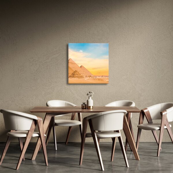 Obraz egyptských pyramid (30x30 cm)