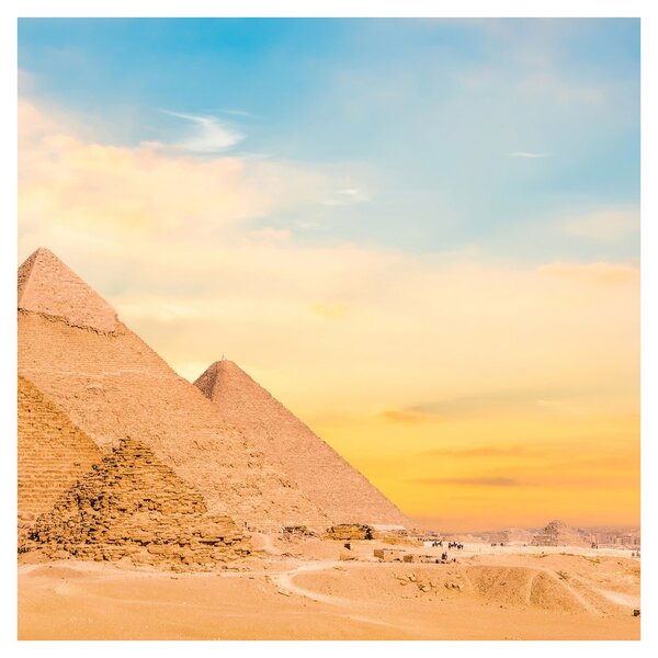 Obraz egyptských pyramid (30x30 cm)