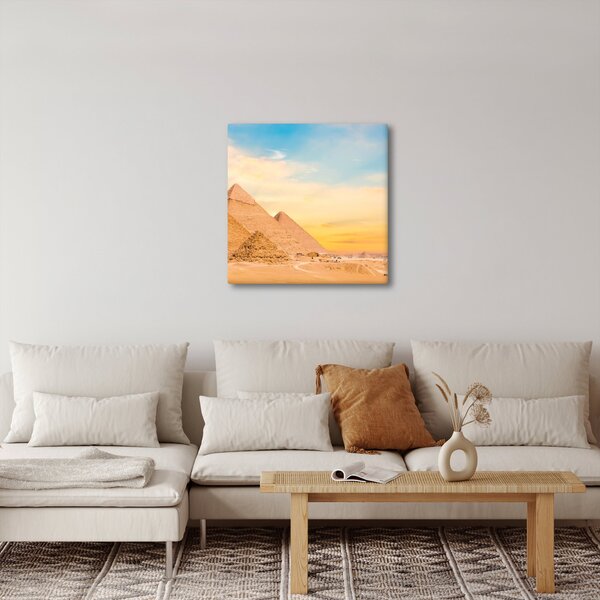 Obraz egyptských pyramid (30x30 cm)
