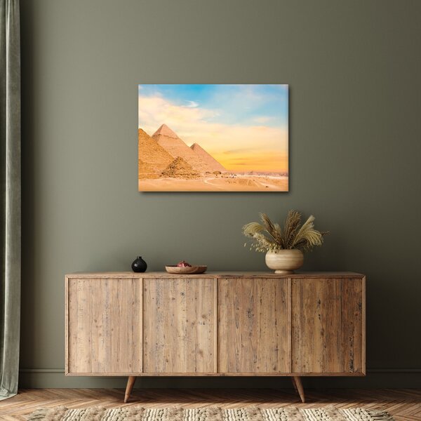Obraz egyptských pyramid (70x50 cm)