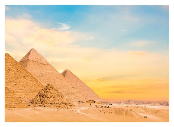 Obraz egyptských pyramid (70x50 cm)