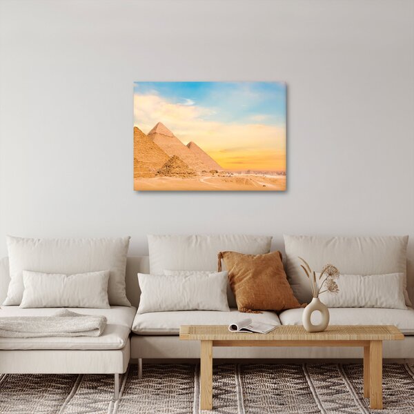 Obraz egyptských pyramid (70x50 cm)