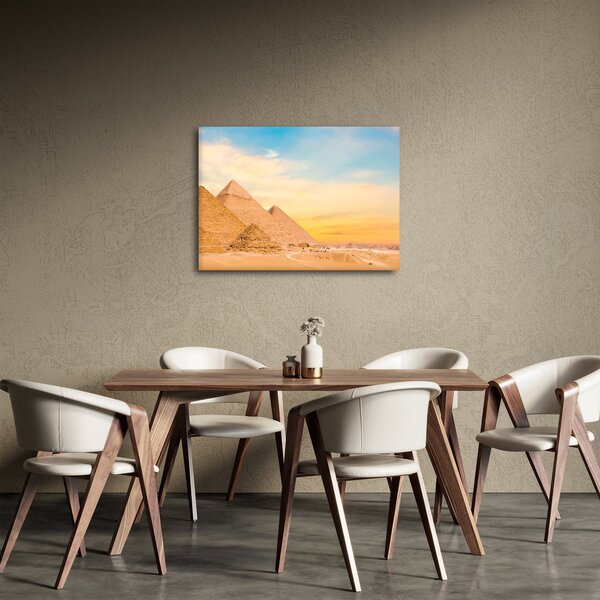 Obraz egyptských pyramid (70x50 cm)