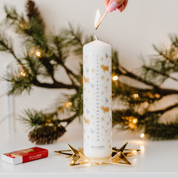 Adventní svíčka Zlaté prasátko