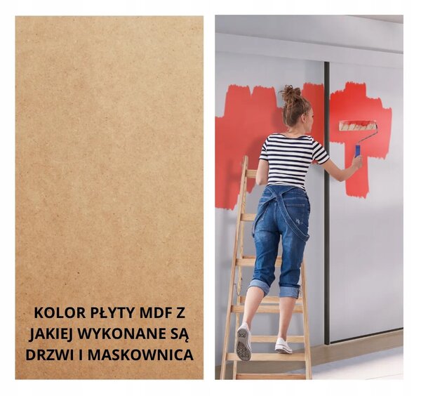 Posuvné dveře k malování / tapetování PAINTER 90