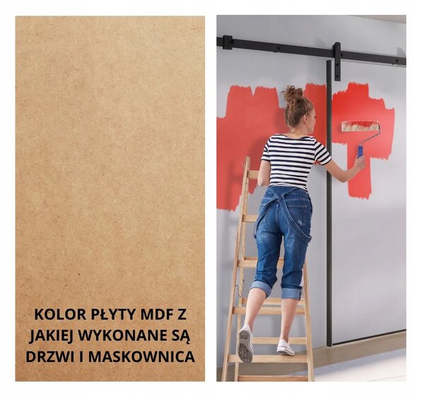Posuvné dveře k malování / tapetování PAINTER LOFT 60
