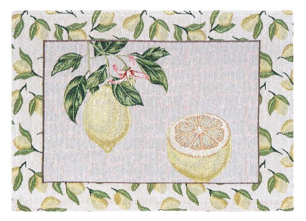 Prostírání MOTIV citróny žlutozelená prostírání cca 30 x 45 cm