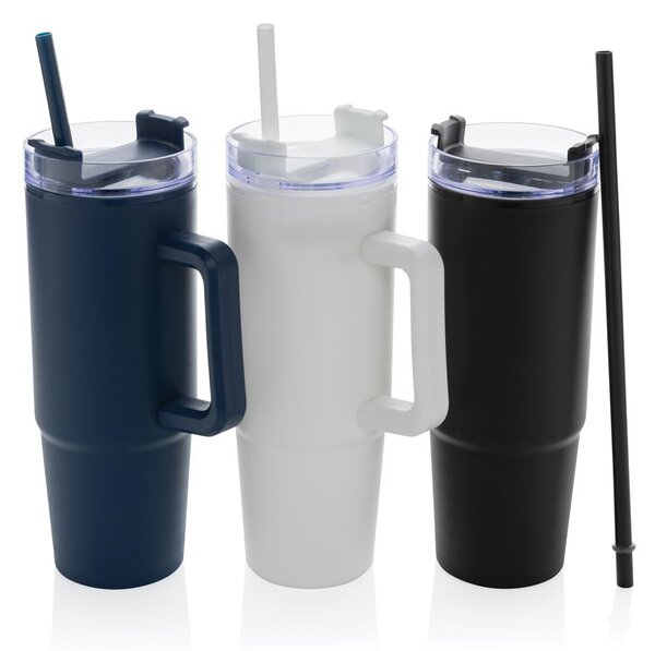 Velký cestovní hrnek Tana, 900ml, XD Design, modrý