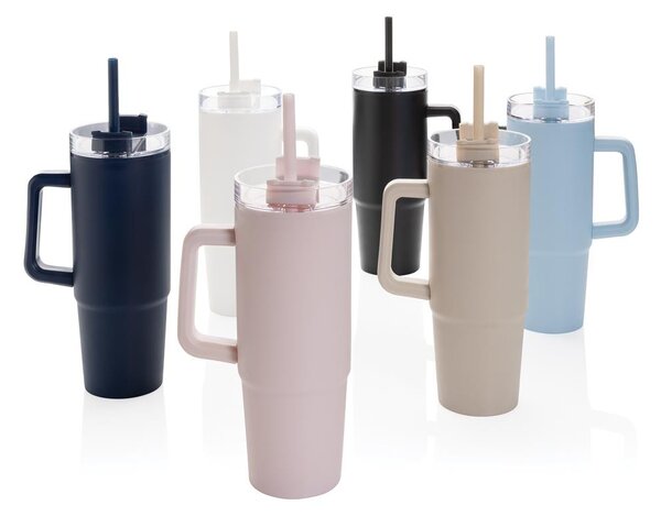 Velký cestovní hrnek Tana, 900ml, XD Design, modrý