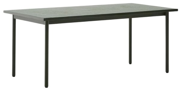 Zelený zahradní stůl Kave Home Maurina 223 x 101 cm
