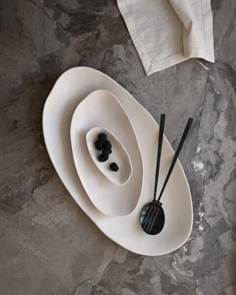 101 Copenhagen Sada servírovacích talířů Native Oval Tray, birch