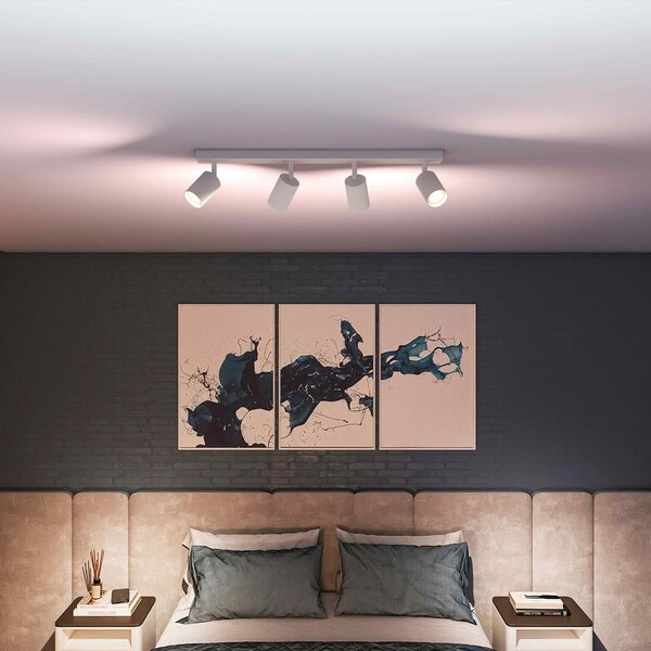 Wyatt LED bodové svítidlo 4×5W, AC 220–240, bílá