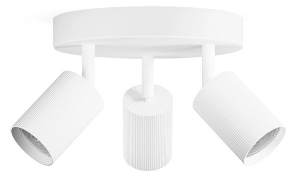 Wyatt LED bodové svítidlo 3×5W, na desce, AC 220–240, bílá