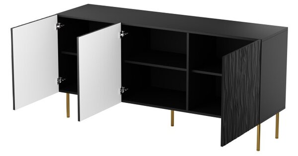 HALMAR Komoda Jungle 152 cm černá