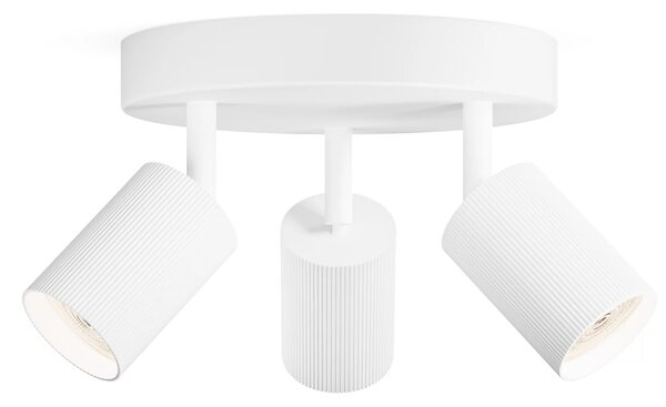 Wyatt LED bodové svítidlo 3×5W, na desce, AC 220–240, bílá