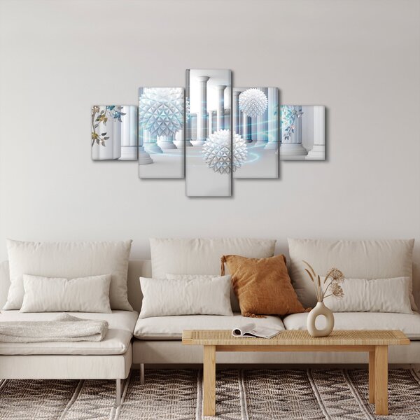 Abstraktní obraz v antickém stylu (125x70 cm)