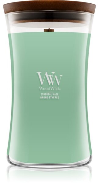 Woodwick Ethereal Haze vonná svíčka s dřevěným knotem 610 g