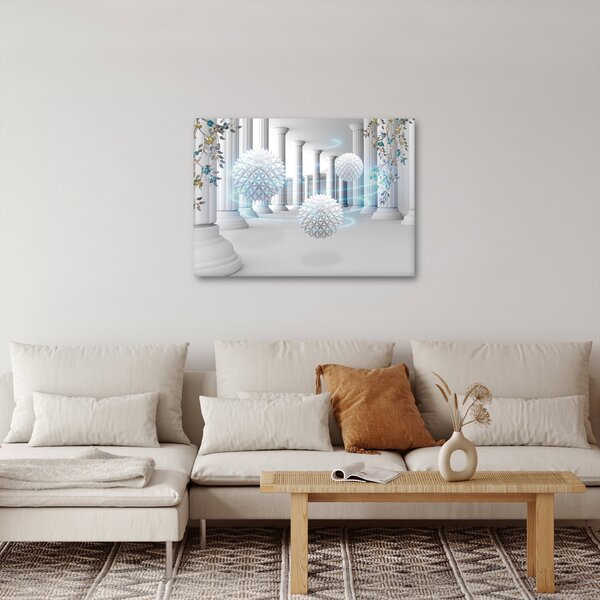 Abstraktní obraz v antickém stylu (70x50 cm)