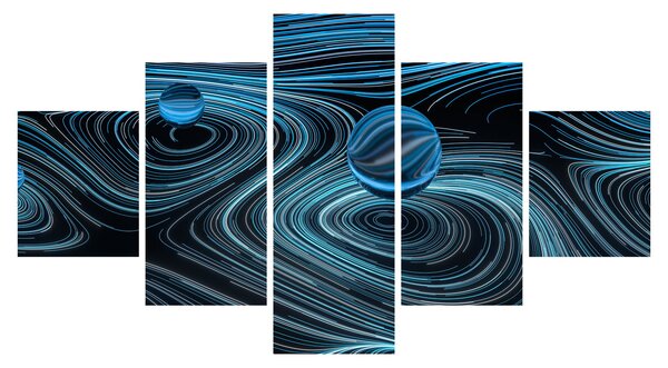 Abstraktní obraz (125x70 cm)