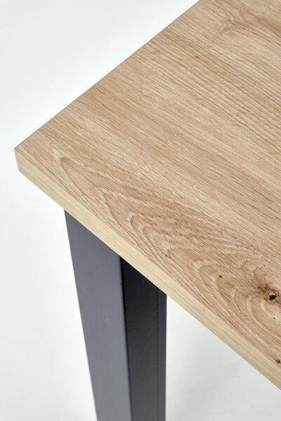 HALMAR Rozkládací jídelní stůl Qubik 80/200 cm dub artisan/černý