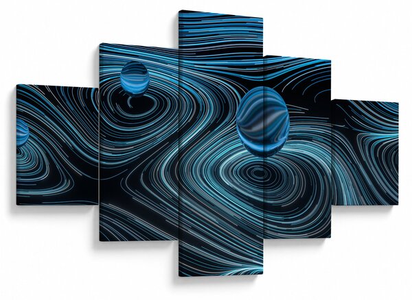 Abstraktní obraz (125x70 cm)