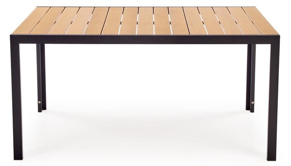 HALMAR Zahradní stůl Fierro 150 cm hnědý/černý