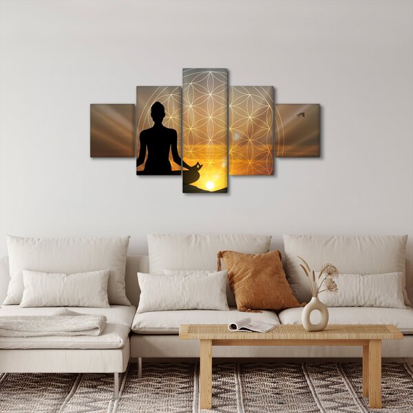 Obraz meditace (125x70 cm)