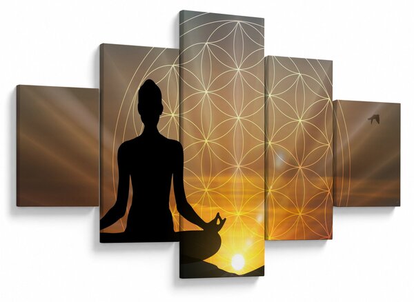 Obraz meditace (125x70 cm)