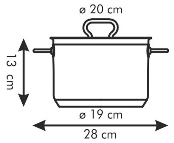 Hrnec HOME PROFI s poklicí ø 20 cm, 4,0 l