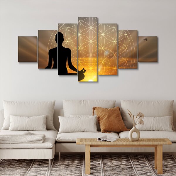 Obraz meditace (210x100 cm)