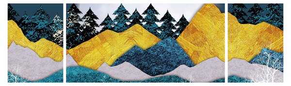 Obraz - Polární krajina (170x50 cm)