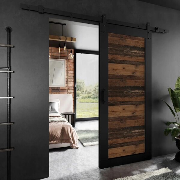 Posuvné dveře LOFT ADIO 1 černý + old style 100