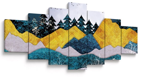 Obraz - Polární krajina (210x100 cm)